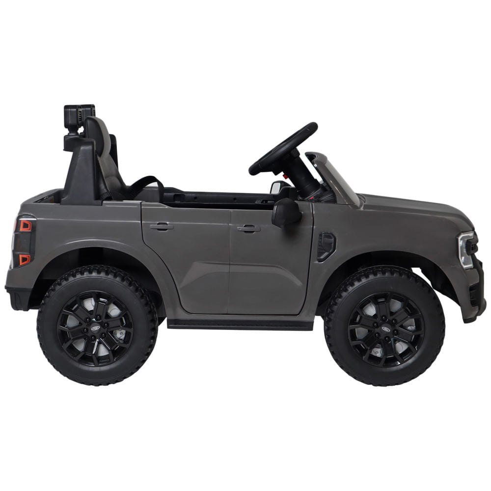 Carro Elétrico Infantil Ford Ranger 12V Cinza Bel
