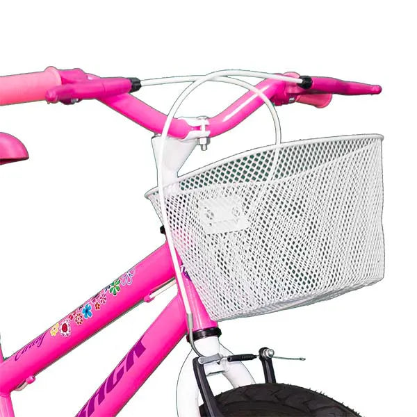 Bicicleta track bike Aro 20 Infantil Marcha Rosa Flúor