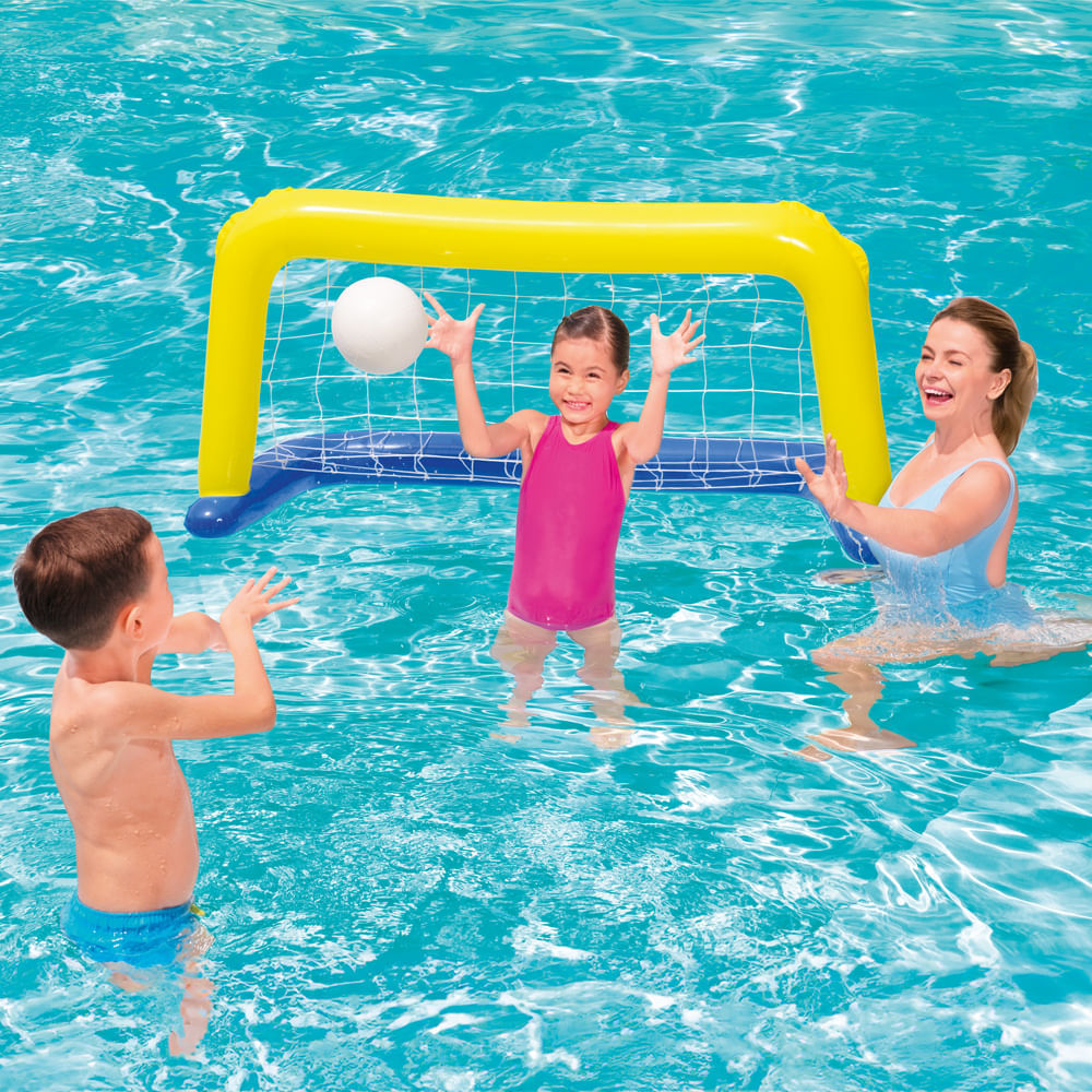 Gol Trave Futebol Inflável 1,42m X 76cm + 1 Bola Bel