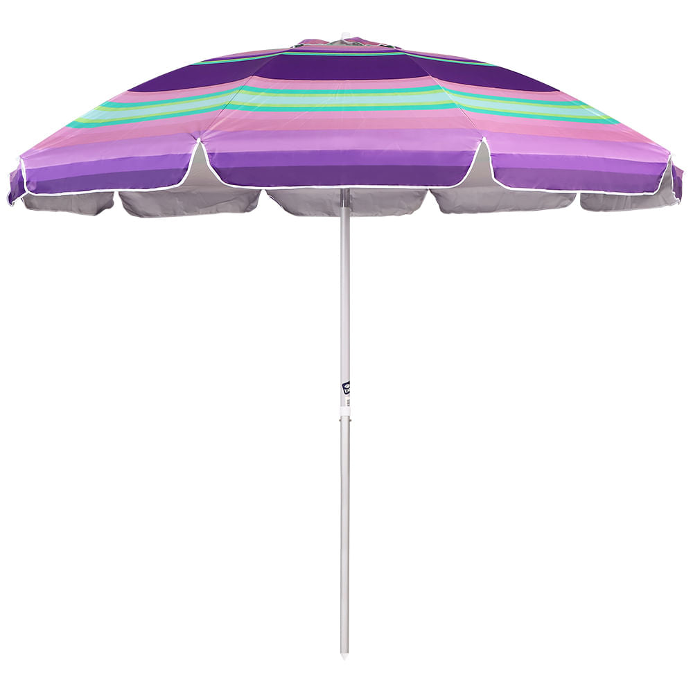 Guarda-Sol Articulado Rainbow 2,60m Poliéster Sortidas Bel