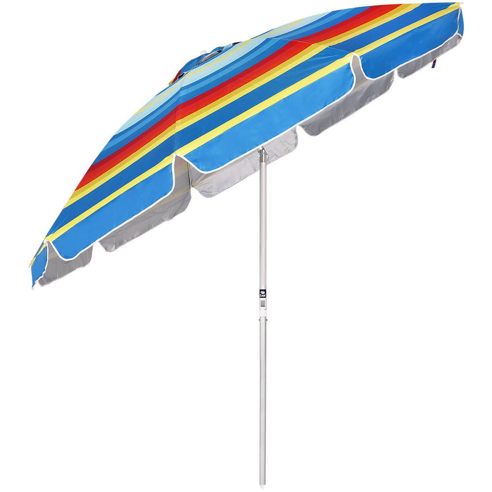 Guarda-Sol Articulado Rainbow 2,60m Poliéster Sortidas Bel