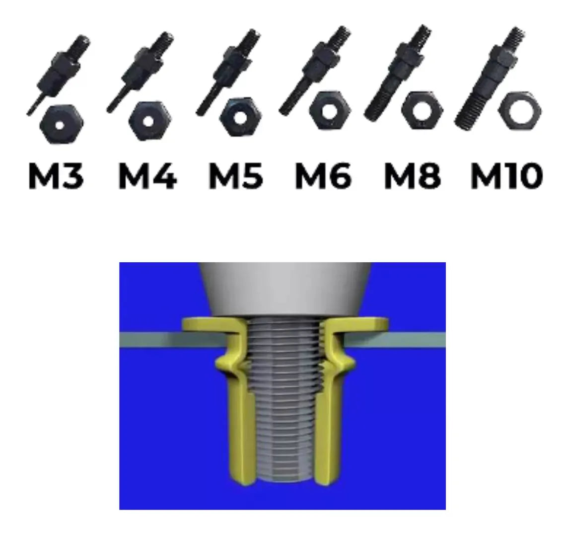 REBITADOR DE ROSCA MANUAL ALAVANCA 10" BICO M3 A M10 PRO3010