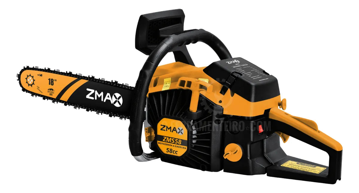 MOTOSSERRA GASOLINA 58CC, 3,4CV PARTIDA MANUAL 18 ZMS58 ZMAX