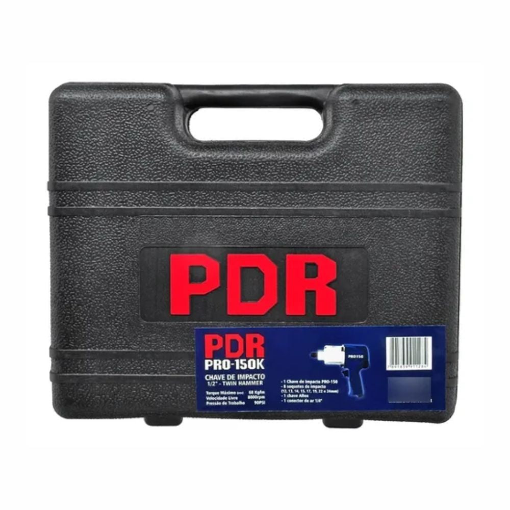 Chave De Impacto Pneumática 1/2 68kg Pro-150k C/ Kit - Pdr