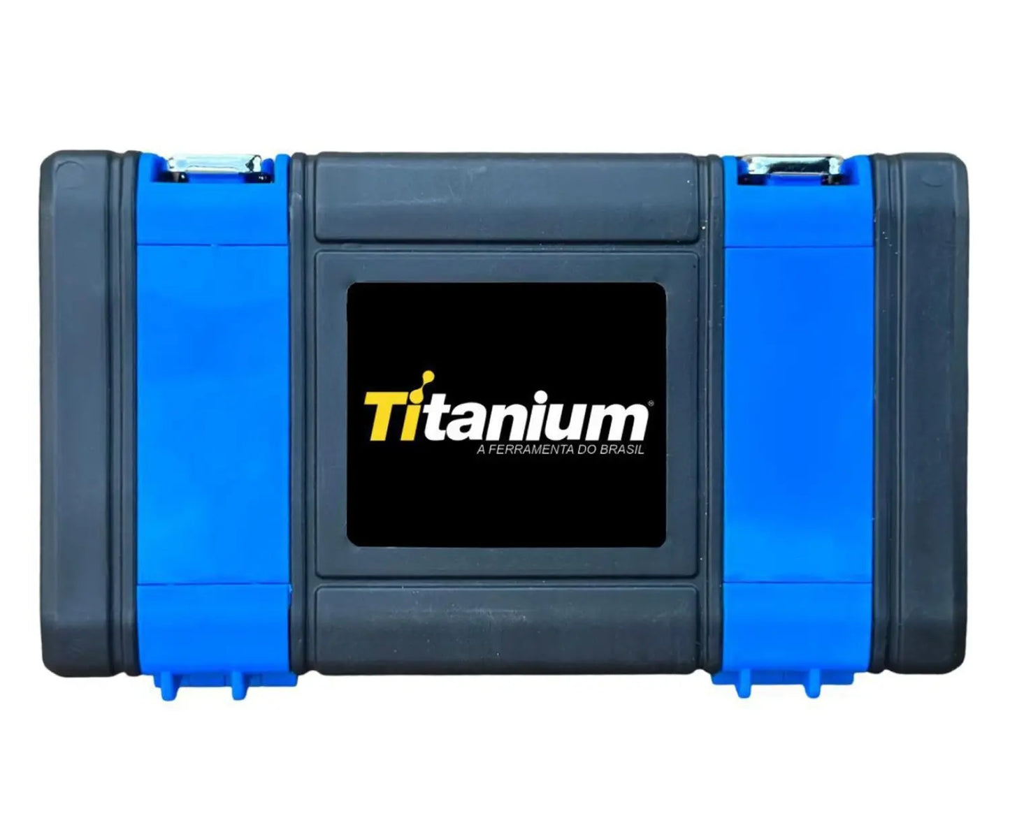 Jogo de Ferramentas com 57 Peças 1/4 Cromo Titanium