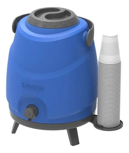 Garrafão de Água - Botijão Aspen 9Litros Azul - Soprano