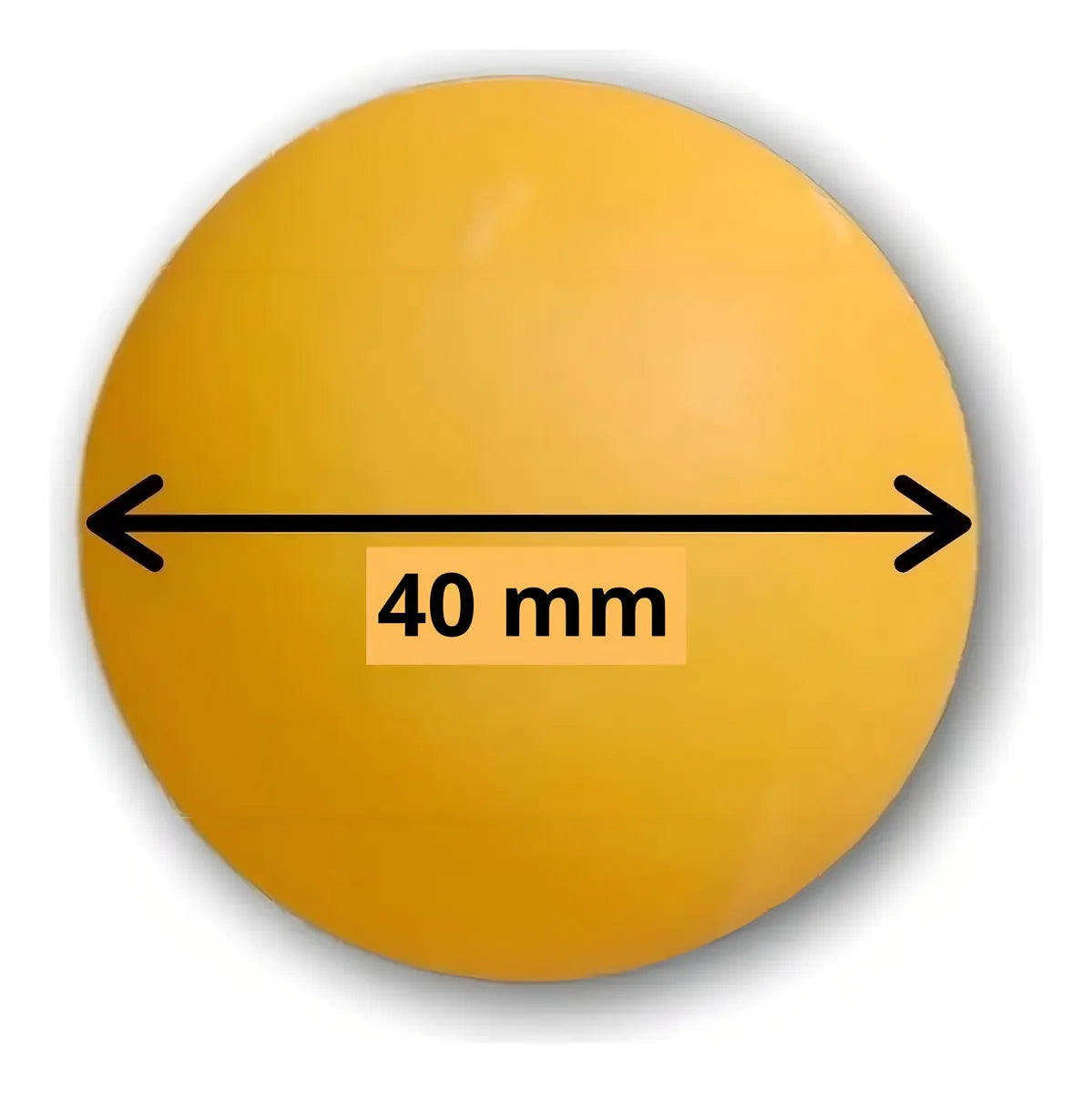 Pote com 60 Bolinhas de Tênis De Mesa 40MM Laranja - Bel