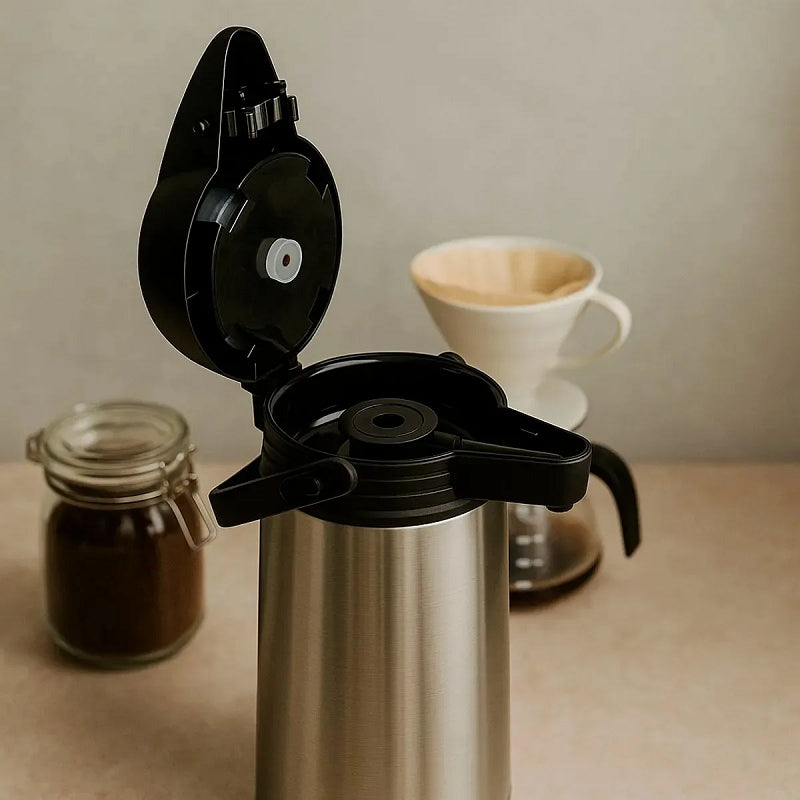 Garrafa Termica Single 1l Inox/Preto Soprano