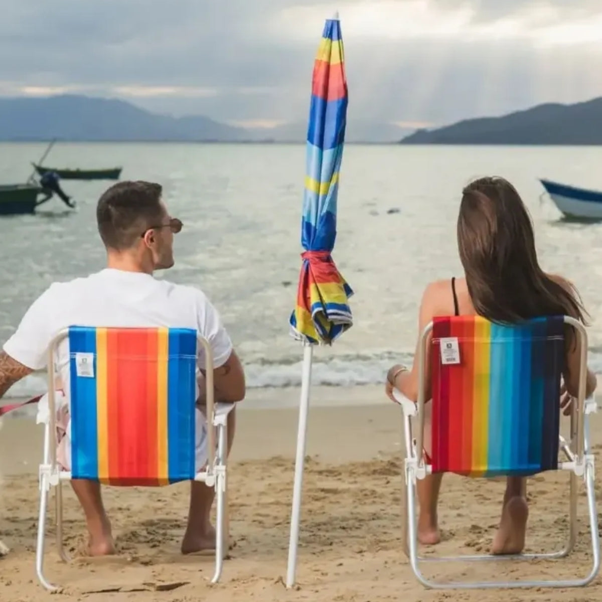 Cadeira De Praia E Piscina Alta De Alumínio Belfix