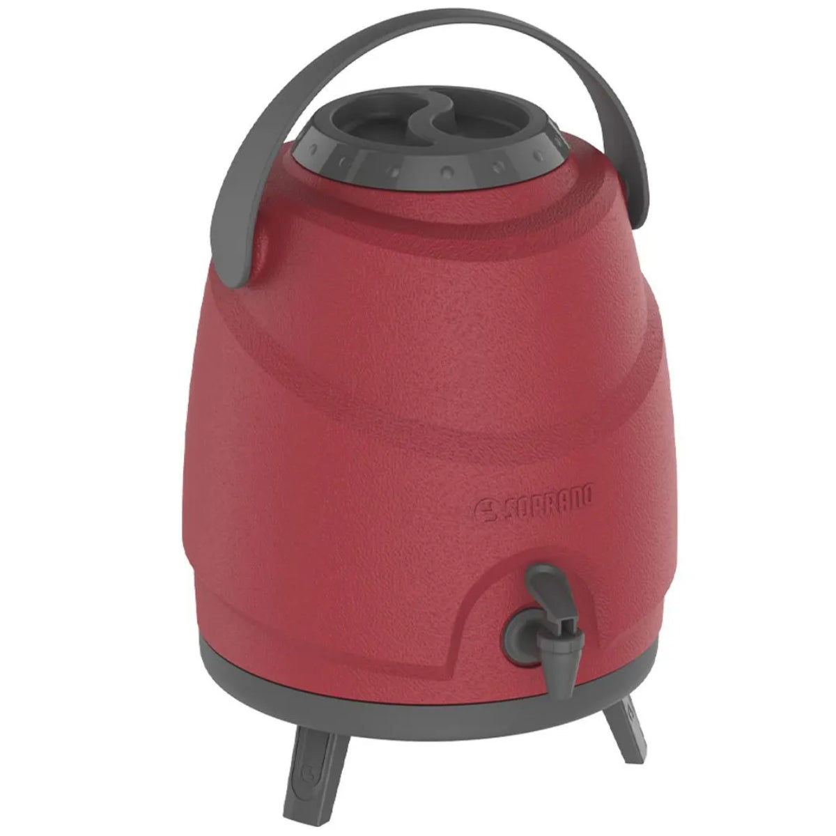 Botijão Térmico Garrafão Aspen 9 Litros Vermelho Soprano