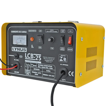 Carregador de Bateria Portátil LCB-25 127 Lynus
