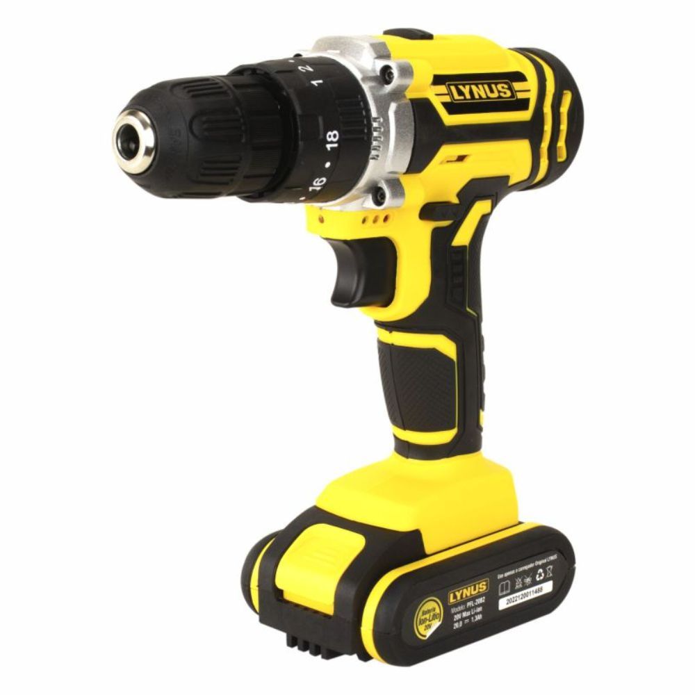 PARAFUSADEIRA FURADEIRA PFLI20B2 20V LYNUS - 000003820