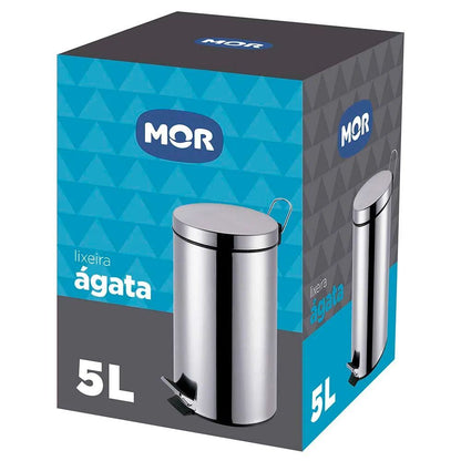 Lixeira 5 Litros Ágata - 00822 - Mor