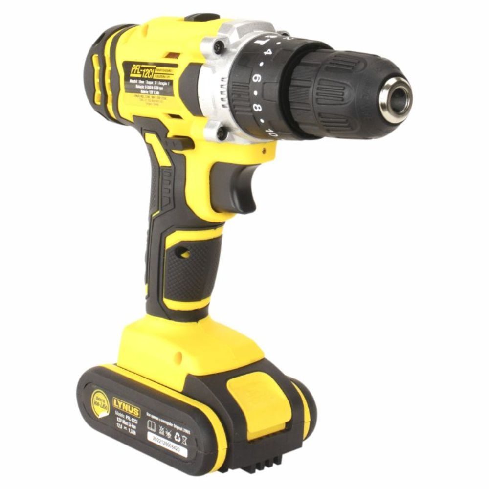 Parafusadeira a Bateria 12V PFL-12 Sem Maleta - Lynus