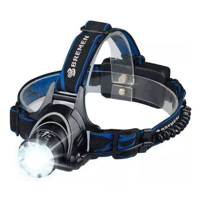 LANTERNA DE CABECA LED T6 5W 300 LM BAT 9429 BREMEN