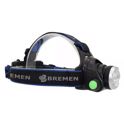 LANTERNA DE CABECA LED T6 5W 300 LM BAT 9429 BREMEN