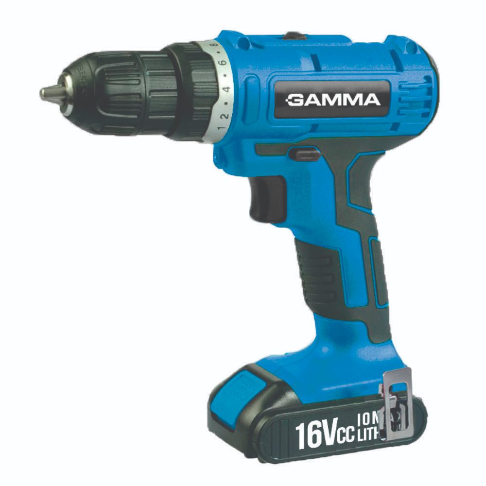 PARAFUSADEIRA FURADEIRA 16V LITHIUM 2 BATERIAS G12102 Gamma
