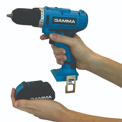 PARAFUSADEIRA FURADEIRA 16V LITHIUM 2 BATERIAS G12102 Gamma