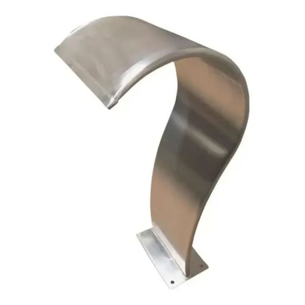 Cascata Para Piscina 50X25CM Aço Inox Naja Baby Bortonio