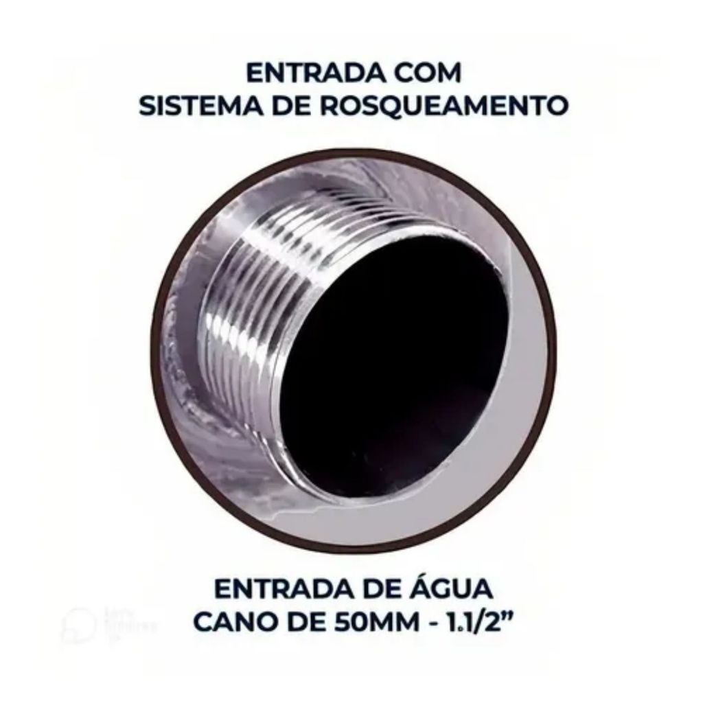 Cascata Para Piscina 50X25CM Aço Inox Naja Baby Bortonio