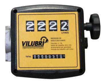 MEDIDOR MECANICO P/ OLEO DIESEL ATE 120L/MIM 4 DIG VILUBRI