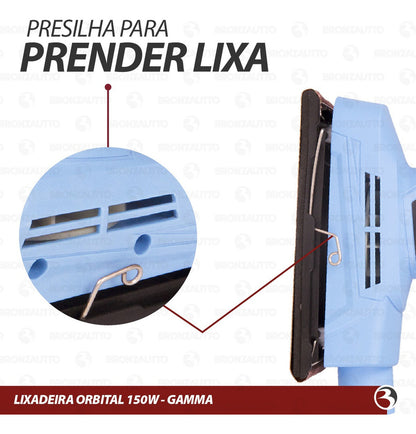 LIXADEIRA ORBITAL 150W 127 V GAMMA