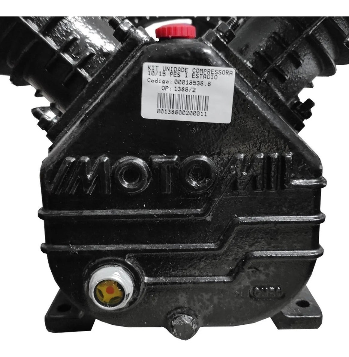 Kit Unidade Compressora 10/15 Pés 1 Estágio - Motomil
