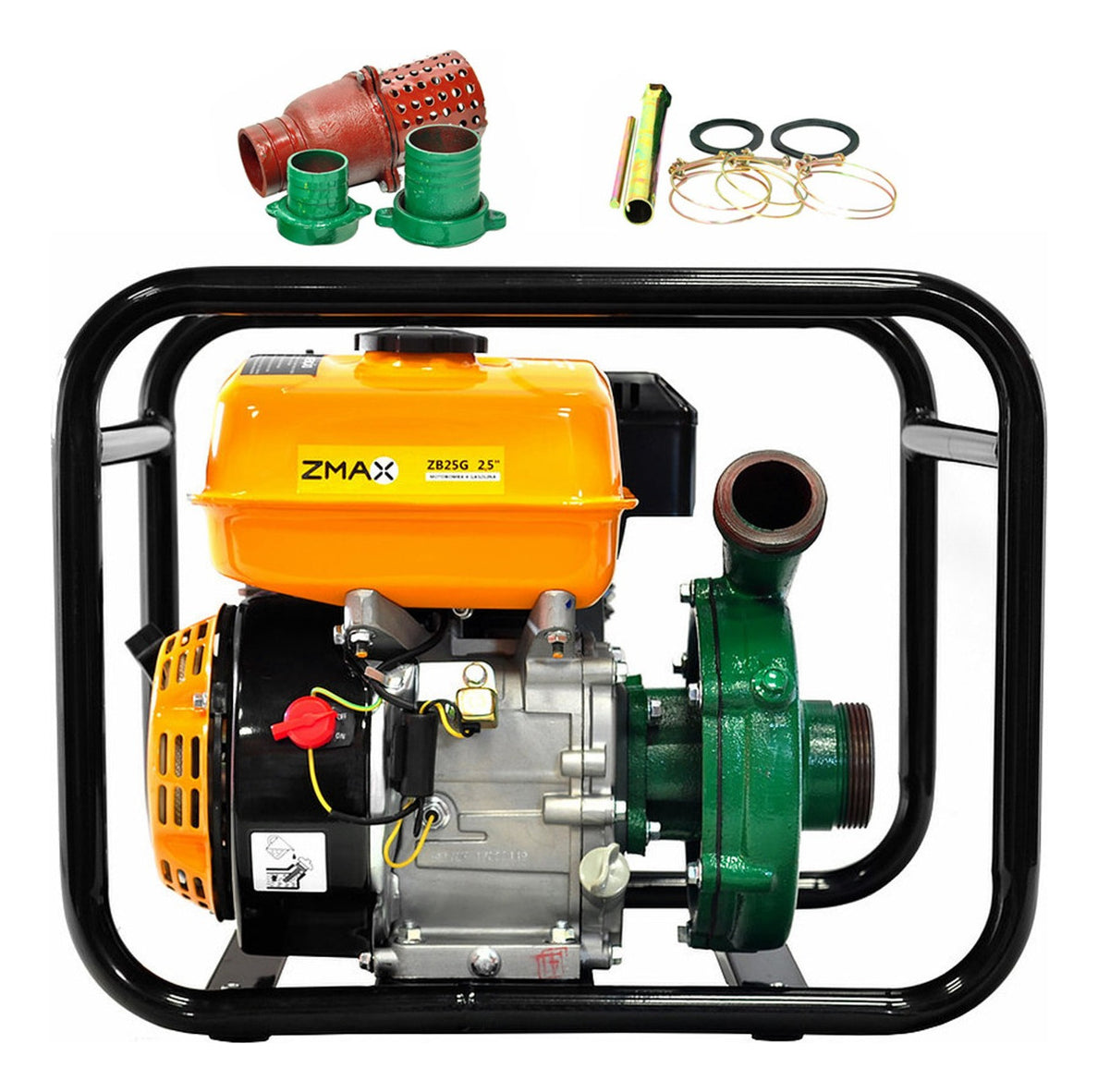 Motobomba Gasolina ZB25G 7.0HP Centrífuga Part Manual ZMAX