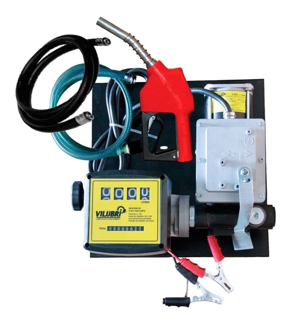 Kit Bomba Abastecimento 12v Gasolina E Diesel Vilubri 1754