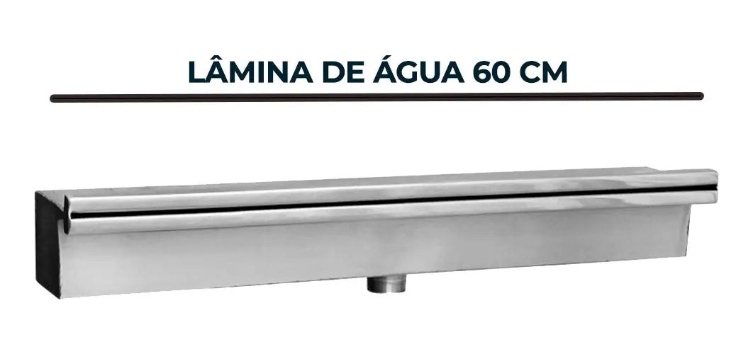 CASCATA DE EMBUTIR PARA PISCINA 60 CM BORTONIO