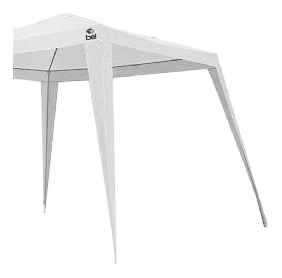 Gazebo Dobrável Bel Desmontável 3m X 3m X 2.4m - Branco