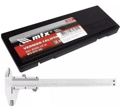 PAQUIMETRO UNIVERSAL METALICO 150M PASSO 1,02MM COM MEDIDOR