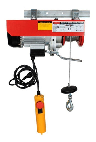 GUINCHO COLUNA ELETRICO 100/200KG 110V 60HZ H-A 101 MOTOMIL