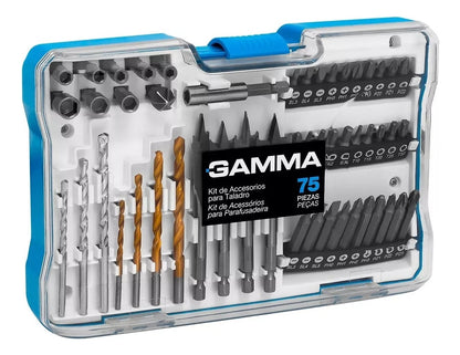 Kit De Acessórios Para Furadeira E Parafusadeira Gamma