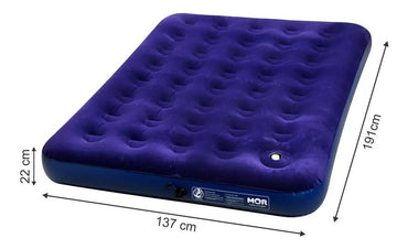 Colchão Inflável Casal Multiuso com Bomba Embutida - Mor