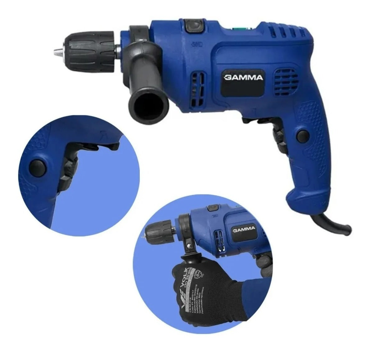 Furadeira de Impacto Hobby 3/8 500W - 127V - GH1101 - Gamma