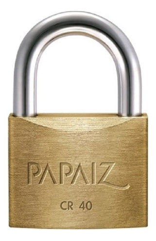 Cadeado Papaiz 40mm Com 2 Chaves