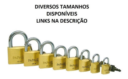 Cadeado Papaiz 50mm Com Chave