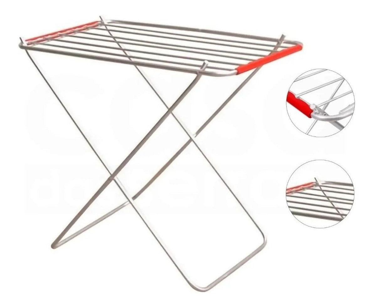 Varal de Chão Alumínio 80X56cm 12kg VAR0595 Botafogo