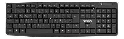 KIT TECLADO E MOUSE S/ FIO SM - KTM1308 SUMAY