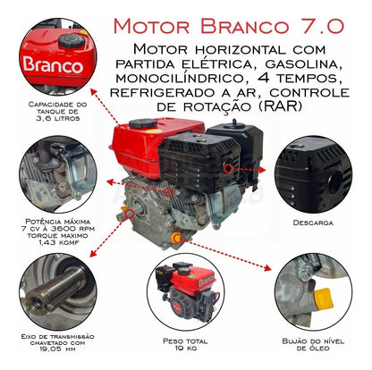 MOTOR B4T7.0H P.E COM ALERTA BRANCO - 90314600