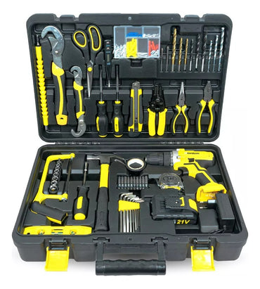 Parafusadeira a Bateria Com 299 Peças Titanium