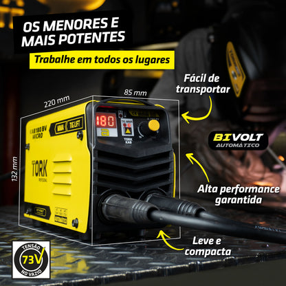 Inversor MMA 180 Amperes Bivolt IE-7180-BV - Tork