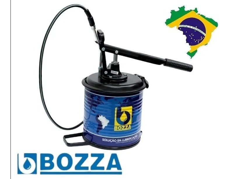Bomba Manual Para Graxa com Reservatório de 5 a 7KG Bozza