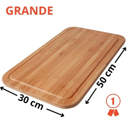 Tábua para Corte Bamboo 50cm x 30cm - 003357 - Mor