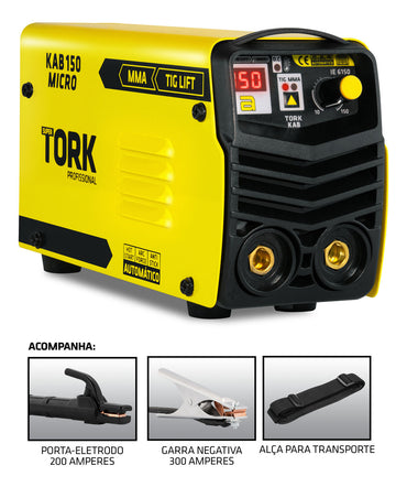 Máquina Solda Inversora Super Profissional Kab150 220V Tork