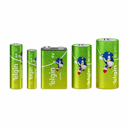 PILHA ALCALINA AAA BLISTER COM 4 PECAS ELGIN 000000082155