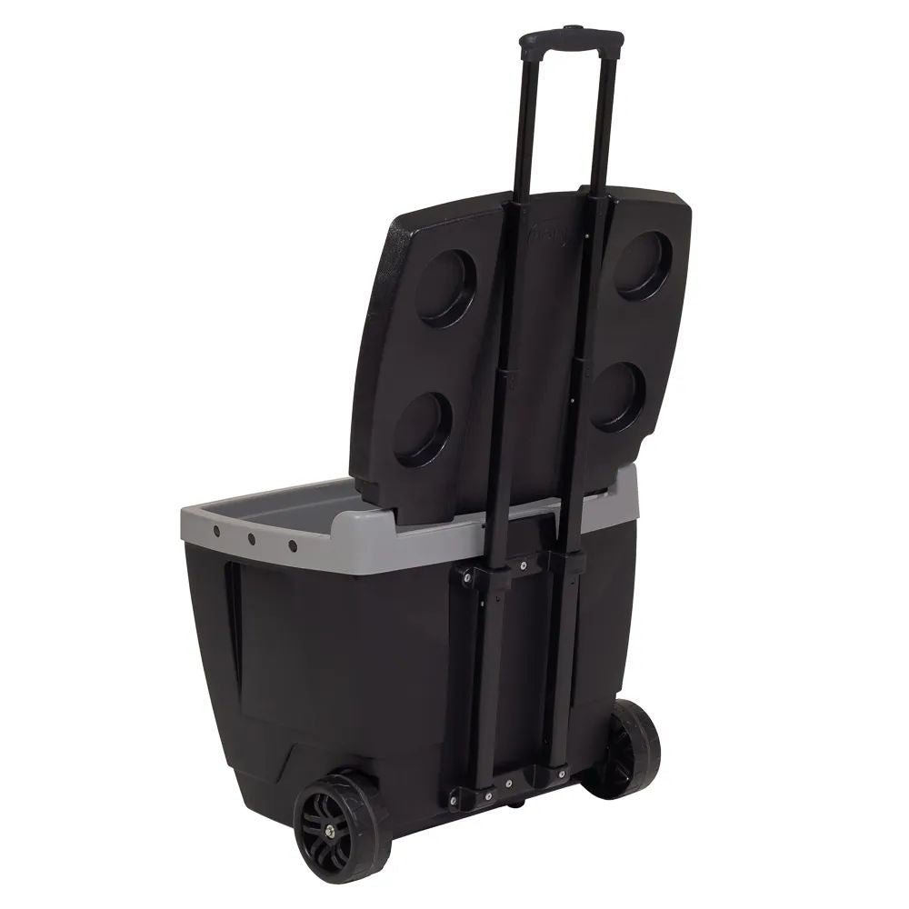 Caixa Térmica Com Rodinha 42 Litros Preta 25108220 Mor