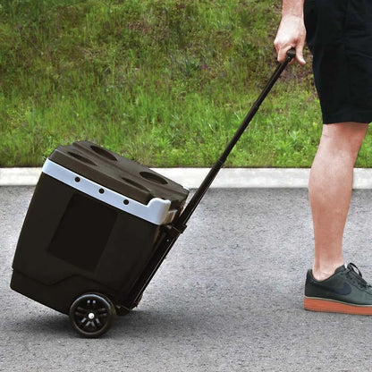 Caixa Térmica Com Rodinha 42 Litros Preta 25108220 Mor