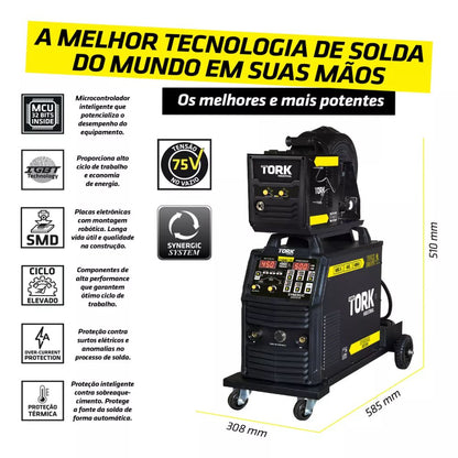 Máquina De Solda 500a cabeçote Externo Tork IMES-10500-PFC